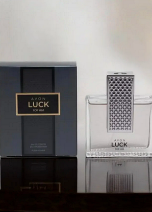 Туалетна вода avon luck for him