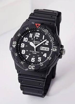 Кварцевые часы casio mrw-200h-1bvef | wr100 | g-shock