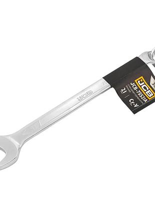Ключ рожково-накидной 21 мм отогнутый на 75 градусов jcb tools jcb-75521a