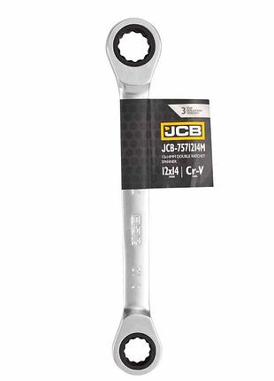 Ключ накидной с трещоткой 12x14 мм jcb tools jcb-7571214m