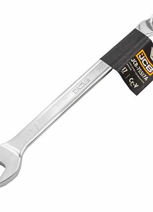Ключ рожково-накидной 17 мм отогнутый на 75 градусов jcb tools jcb-75517a