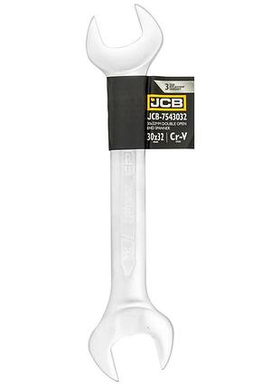 Ключ рожковый 30х32 мм jcb tools jcb-7543032