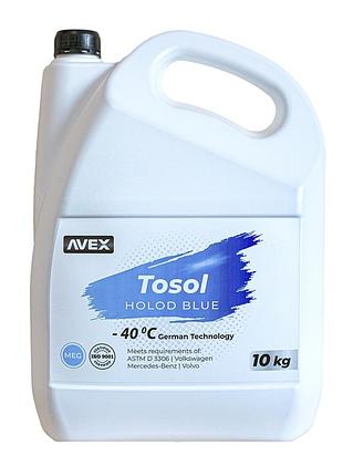 Тосол avex holod blue meg, -40 °c кан. 10кг/9,4л