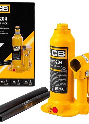 Домкрат бутылочный (168-268 мм) 2т jcb tools jcb-th90204
