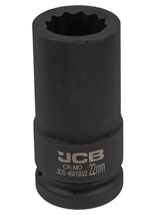 Гoлoвкa тopцeвa удapнa глибока 3/4" 22 мм (12-гранна) jcb tools jcb-46810022