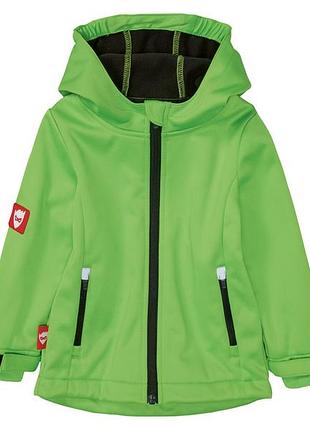 Куртка softshell (софтшел) водоотталкивающая и ветрозащитная для мальчика lupilu bionic-finish® eco 375430 098-104 см (2-4 years)