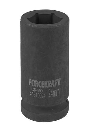 Головка ударная глубокая 3/4" 24 мм (6-гр.) | 19628 | forcekraft
