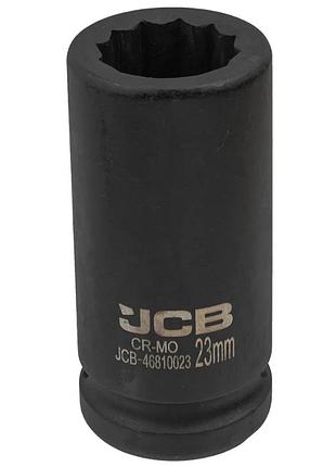Гoлoвкa тopцeвa удapнa глибока 3/4" 23 мм (12-гранна) jcb tools jcb-46810023