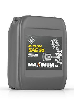Олива моторна maximum м-10дм sae 30 cd_ 20л