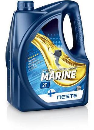 Олива моторна для 2-х так.двиг. neste marine 2t_4л (nmma tc-w3) зеленое, только жидкостное охлаждение!