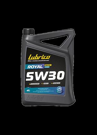 Олива моторна lubrico royal oem fdx hybrid 5w30, 4л - api sp(rc), ilsac gf-6b, dexos1™gen 3