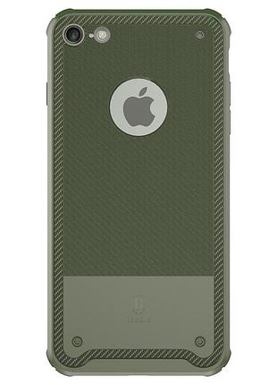 Чехол baseus для iphone 8/7 shield green (arapiph7-ts06)