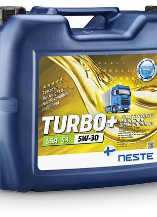 Олива моторна синтетична neste turbo+lsa s4 5w30_20л (api ck-4/sn;acea e6/7/8/9/11; mb228.52;vds4.5