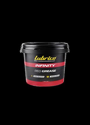 Смазка lubrico infinity red grease no: 2, 0,9кг(в ящике 12шт) - кальциевая, красная водостойкая