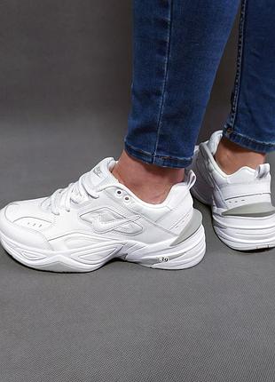 Женские кроссовки nike m2k tekno белые