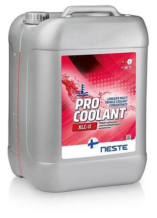 Концентрат антифриза (красный) neste procoolant xlc ii_10л (vwtl-774f/d(g12+); mb325.3;volvo vcs-2)
