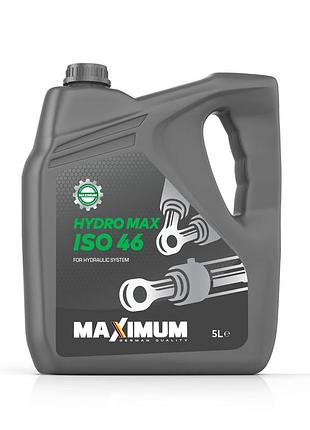 Масло гидравлическое maximum hydro max hlp iso46_ 5л (темп. заст. -21°c)