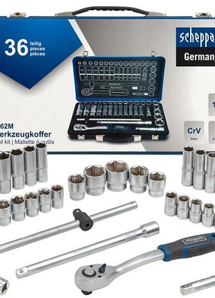 Набор инструмента 36пр. 1/2", (6-гр.) (8-32) | 60497 | scheppach