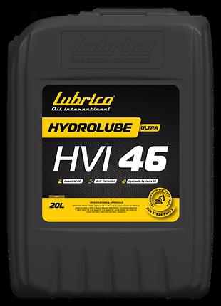 Масло гидравлическое lubrico hydrolube ultra hvi 46, 20л - din 51524 part 3 (hvlp) t заст. -34с