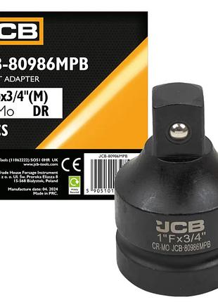 Адаптер ударний 1"(f) x 3/4"(m) | 59506 | jcb