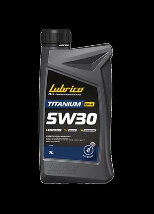 Олива моторна lubrico titanium gr-6 5w30, 1л - api sn/cf, acea a5/b5, vw502 00/505 00, мв 229.3
