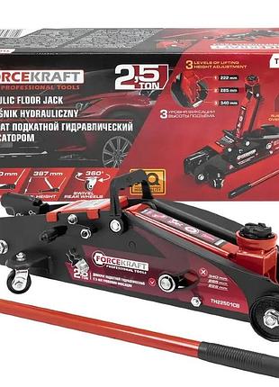Домкрат подкатной гидравлический (140-387 мм) 2,5т | 65255| forcekraft