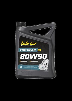 Масло трансмиссионное lubrico top gear ep 80w90, 3л - api gl-4