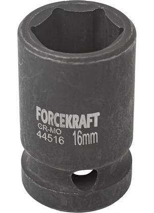 Головка торцева ударна 1/2" 16 мм (6-гр.) forcekraft fk-44516