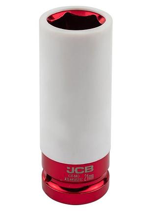 Головка глубокая для легкосплавных дисков 1/2" 21 мм (6-гр.) | 59526 | jcb