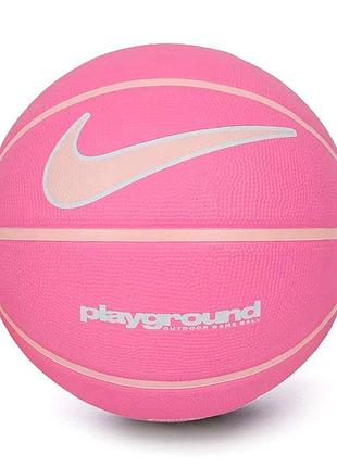 Мяч баскетбольный nike everyday playground 8p deflated playful pink/pink foam/white/pink размер 5 n.100.4498.621.05 (оriгинал)