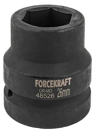 Головка ударная 1" 26 мм (6-гр.) | 57440 | forcekraft