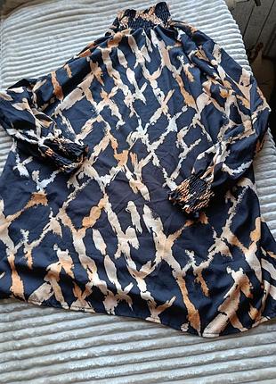 Блуза леопардовий принт, італія, розмір xl-xxl. 9