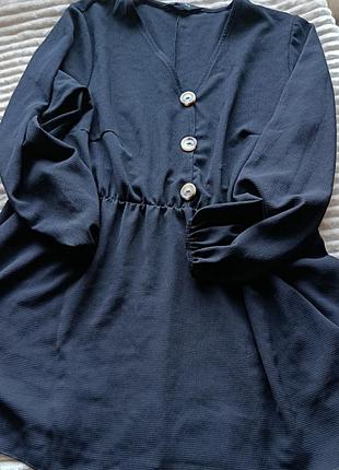 Платье мини,черного цвета,размер l-xl. 2