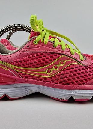Жіночі кросівки для бігу saucony shadow genesis, неоново-рожеві