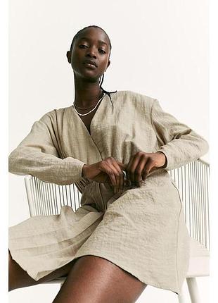 Льняное платье h&amp;m