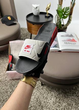 Жіночі шльопанці nike air max 90 slide white