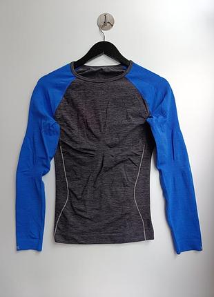 Чоловічий компресійний термо лонгслів under armour x x-bionic/рашгард/кофта компресійна/для залу/тренувань/занять спортом/бігу/лонг/термокофта/лиж