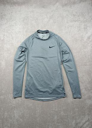 Бігова термокофта nike pro tight ls mock