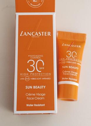 Крем для обличчя spf 30 lancaster sun beauty