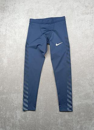 Мужские беговые штаны лосины nike m nk pwr flsh tech tght gx