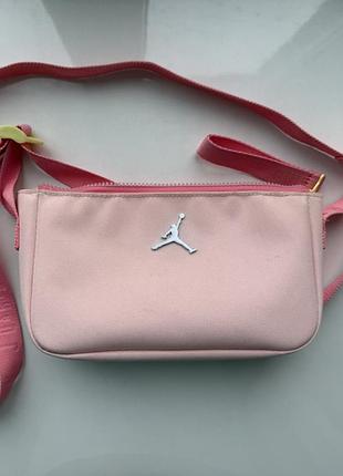 Рожева сумка через плече crossbody nike air jordan