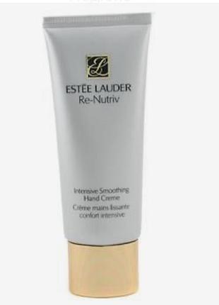 Розгладжувальний крем для рук estee lauder re-nutriv intensive smoothing hand creme.