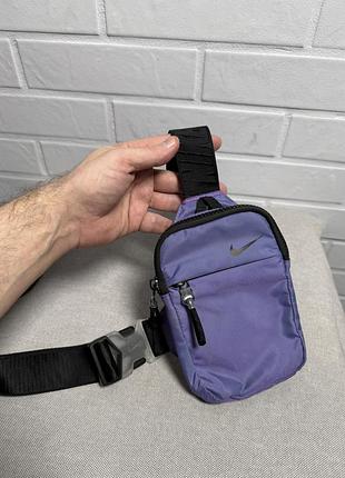 Сумка через плече nike sportswear essentials cv1060-528 фіолетовий із чорним