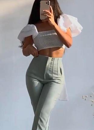 Топ белый zara размер m