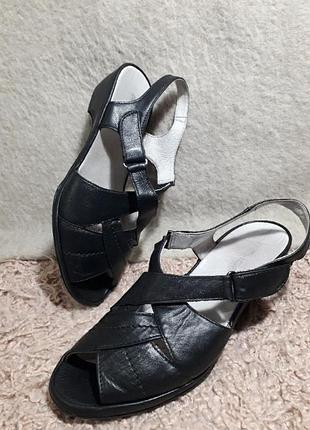 Кожаные босоножки rohde, 39-40 размер