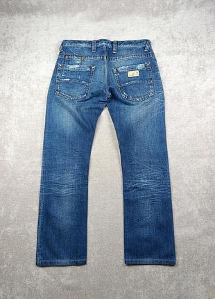 Широкие винтажные джинсы armani jeans big logo