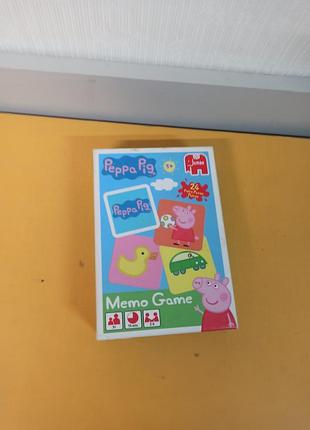 Настільна гра меморі мемо «свинка пеппа» (peppa pig memo game) від виробника jumbo