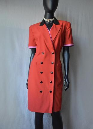 Vintage dress escada by margaretha ley вінтажна сукня даубортний піджак