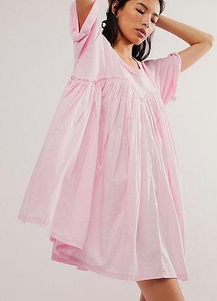 Сукня сарафан zara в рожевому кольорі