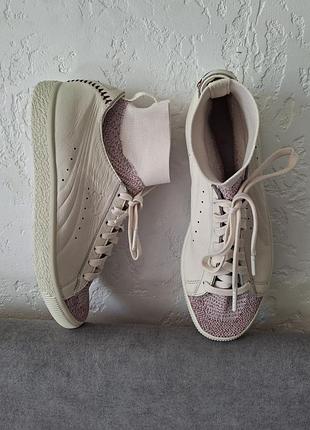 Кросівки puma clyde sock 41 натуральна шкіра текстиль